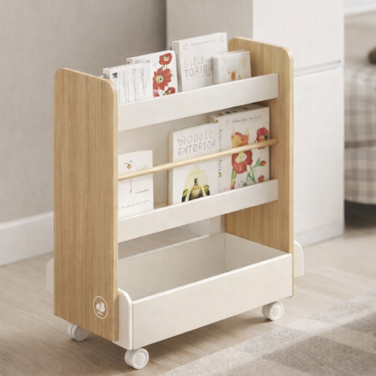 Kinder-Bücherwagen