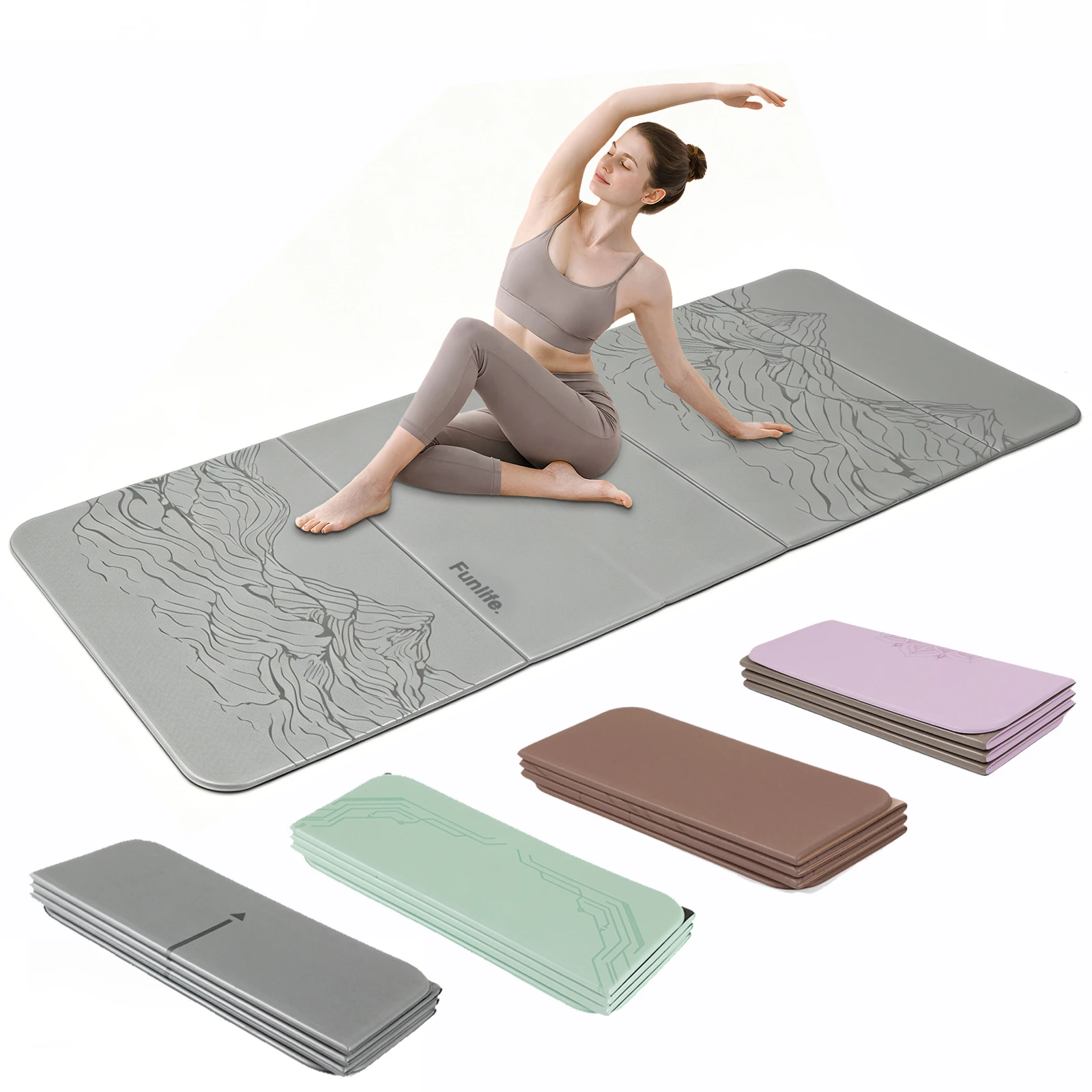 Funlife Faltbare Fitnessmatte