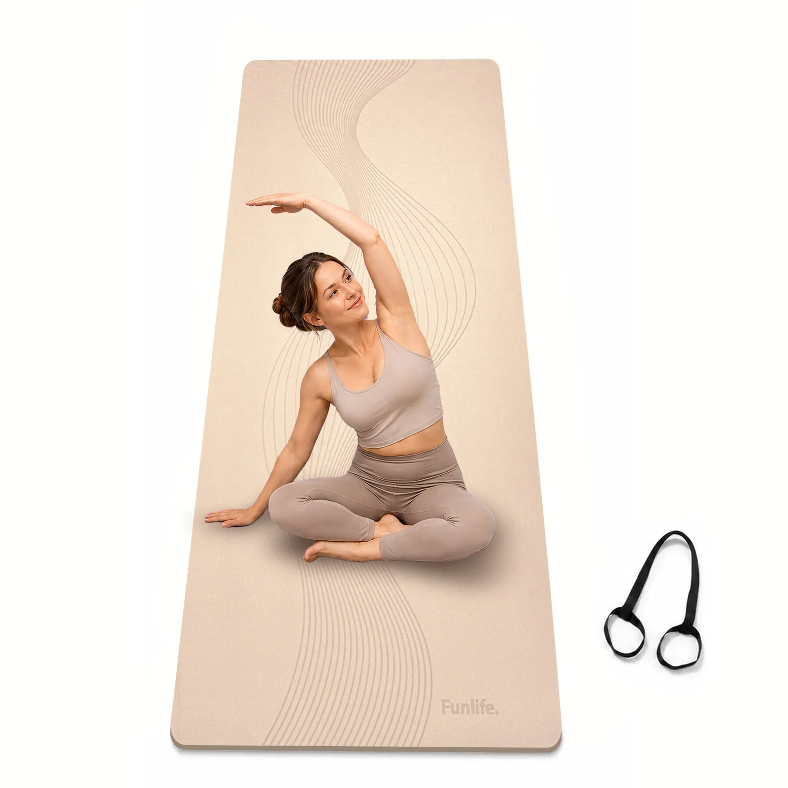 FunLife Fitnessmatte (Beige)