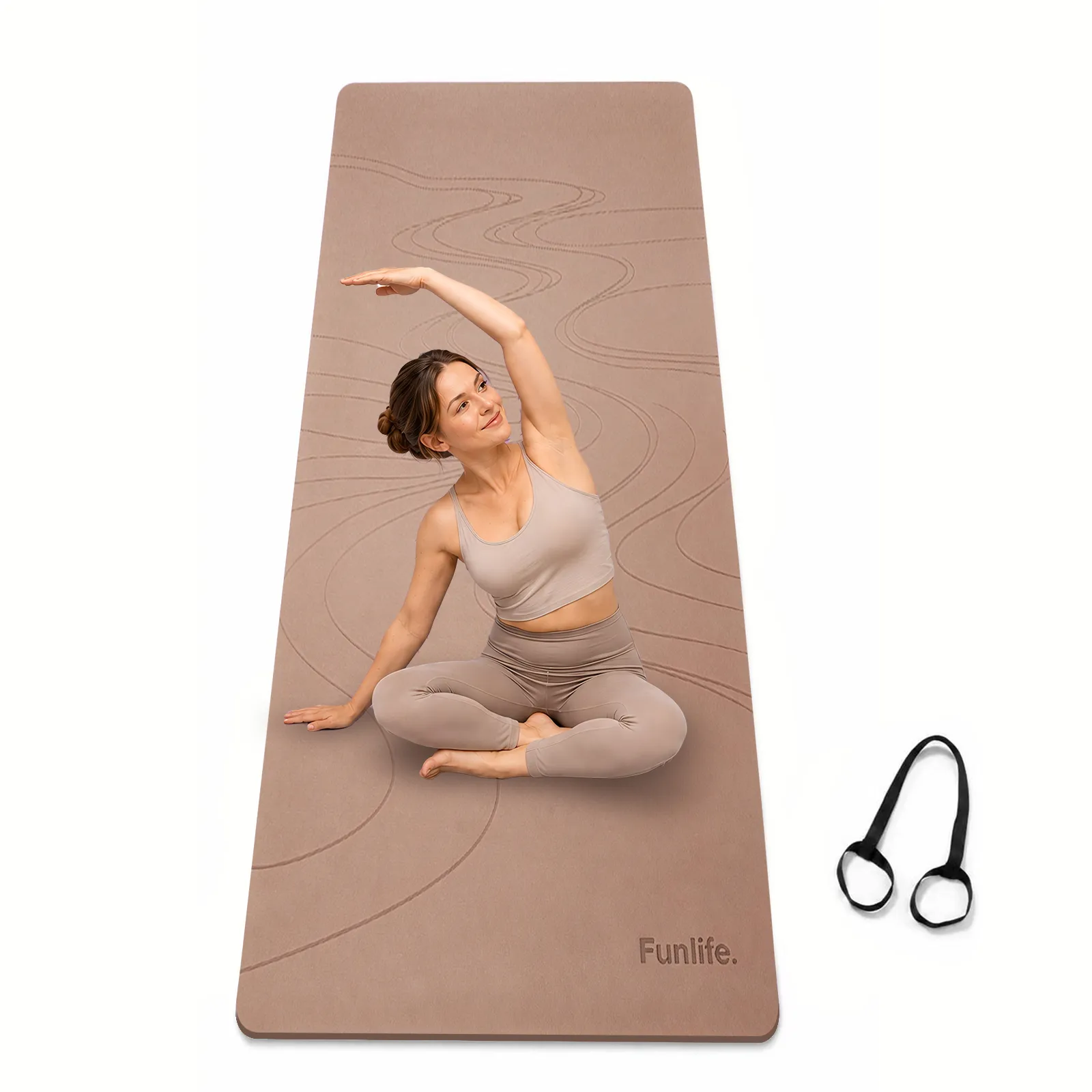 FunLife Fitnessmatte (Braun)
